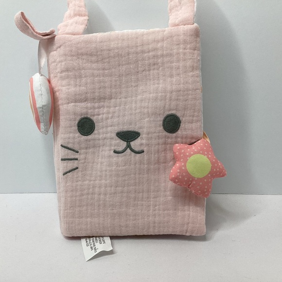 Target Other - Target Baby's First Photo Book 4"x 6" Pink Bunny Rabbit Photos Soft Sensory Toy